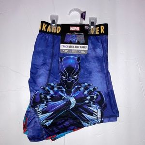 Black Panther Men’s Boxers, 2-Pack